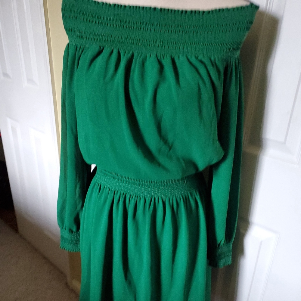 Fun green summer minidress by Michael Kors
